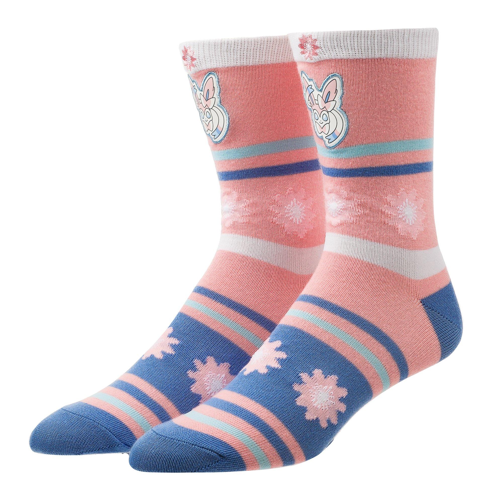 Pokemon Sylveon Crew Sock GameStop Exclusive