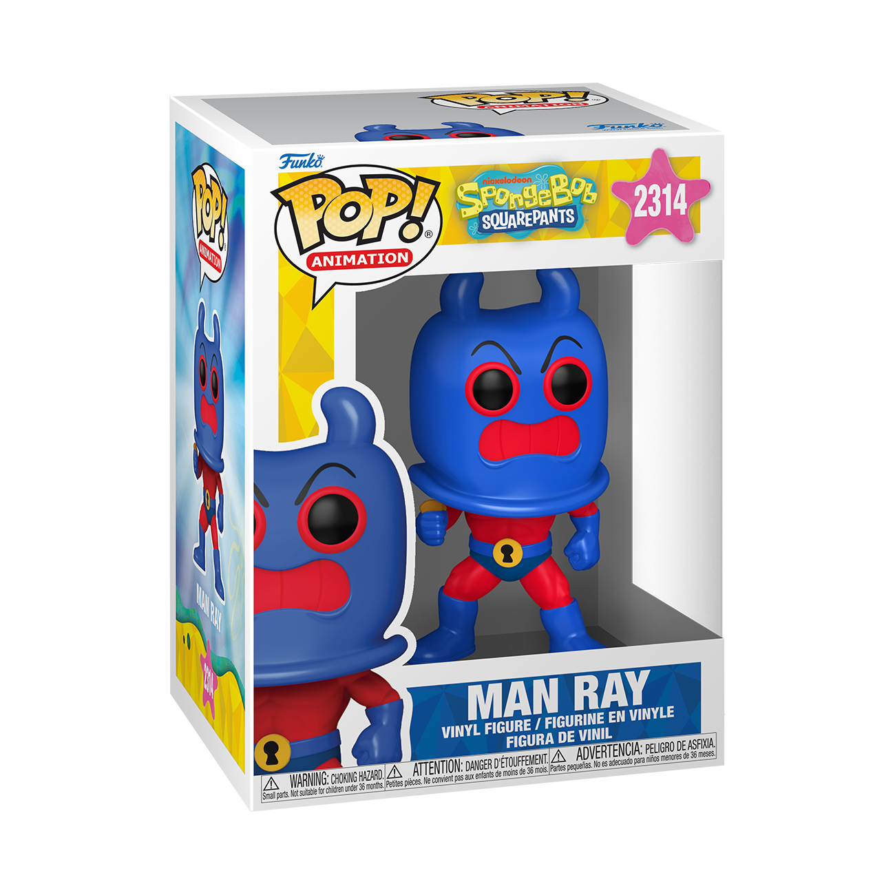 Funko POP! Animation: SpongeBob SquarePants Man Ray 3.9-in Vinyl Figure