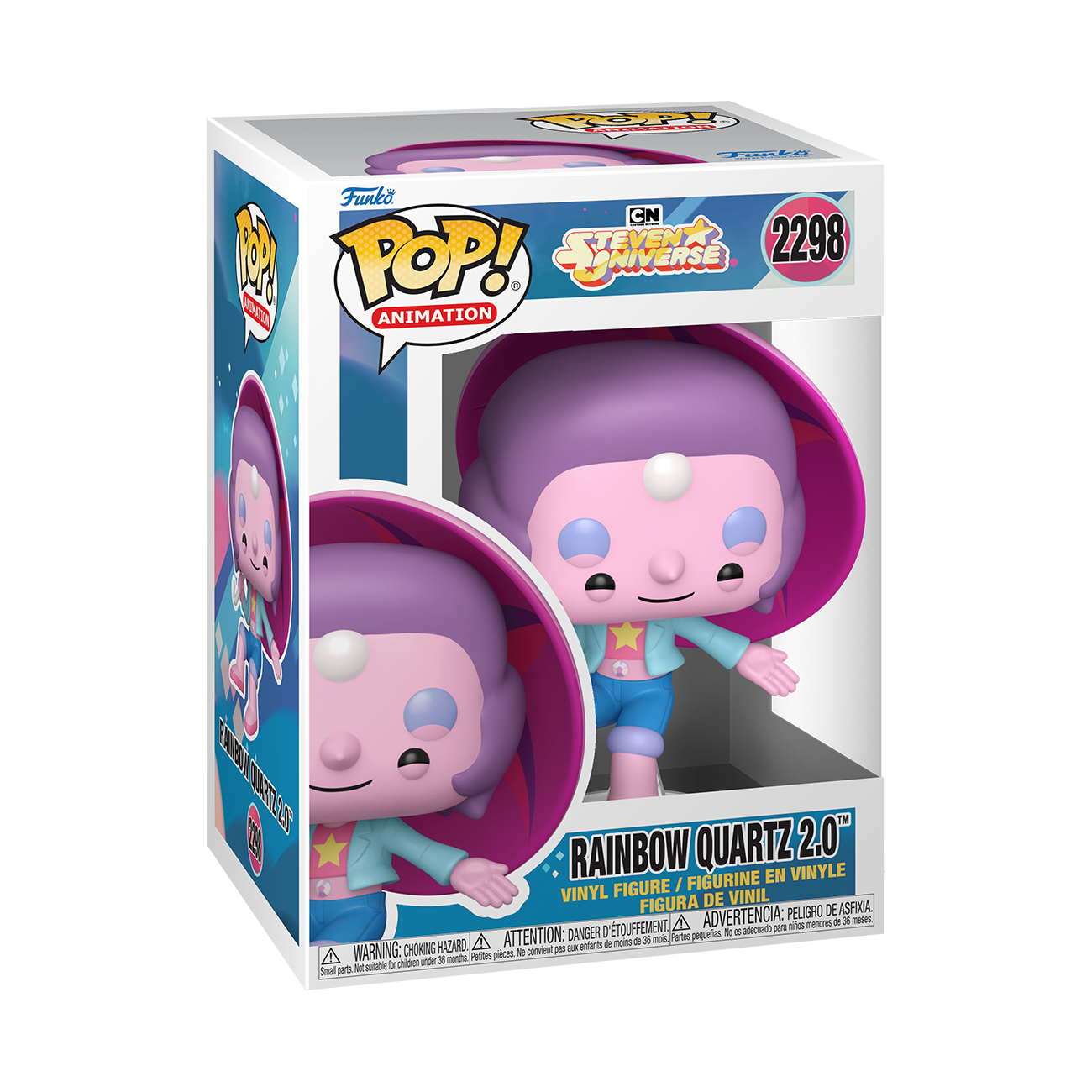 Funko POP! Animation: Steven Universe Rainbow Quartz 2.0 4.4-in Vinyl Figure