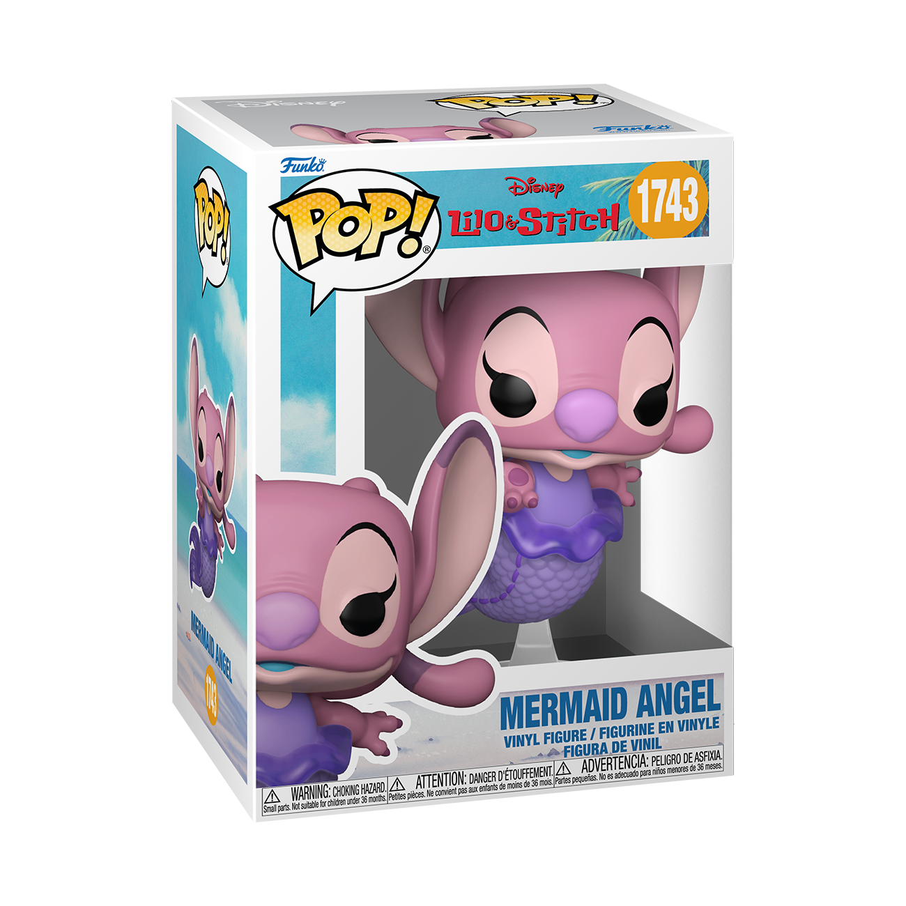Funko POP! Disney: Lilo and Stitch Mermaid Angel 5.3-in Vinyl Figure