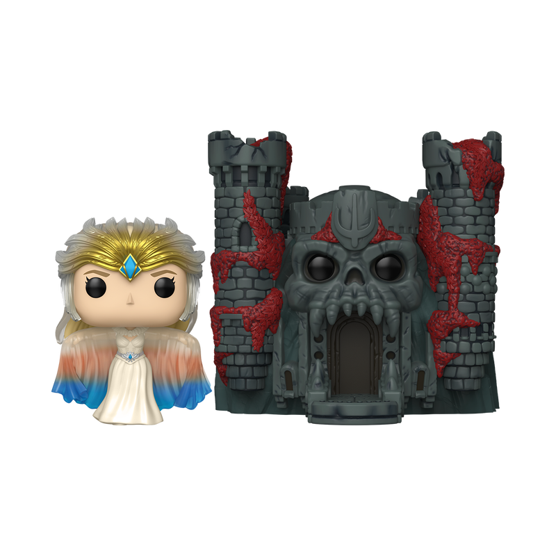 Funko POP Movies: Masters of the Universe Sorceress with Town Castle Grayskull Vinyl Figure Set