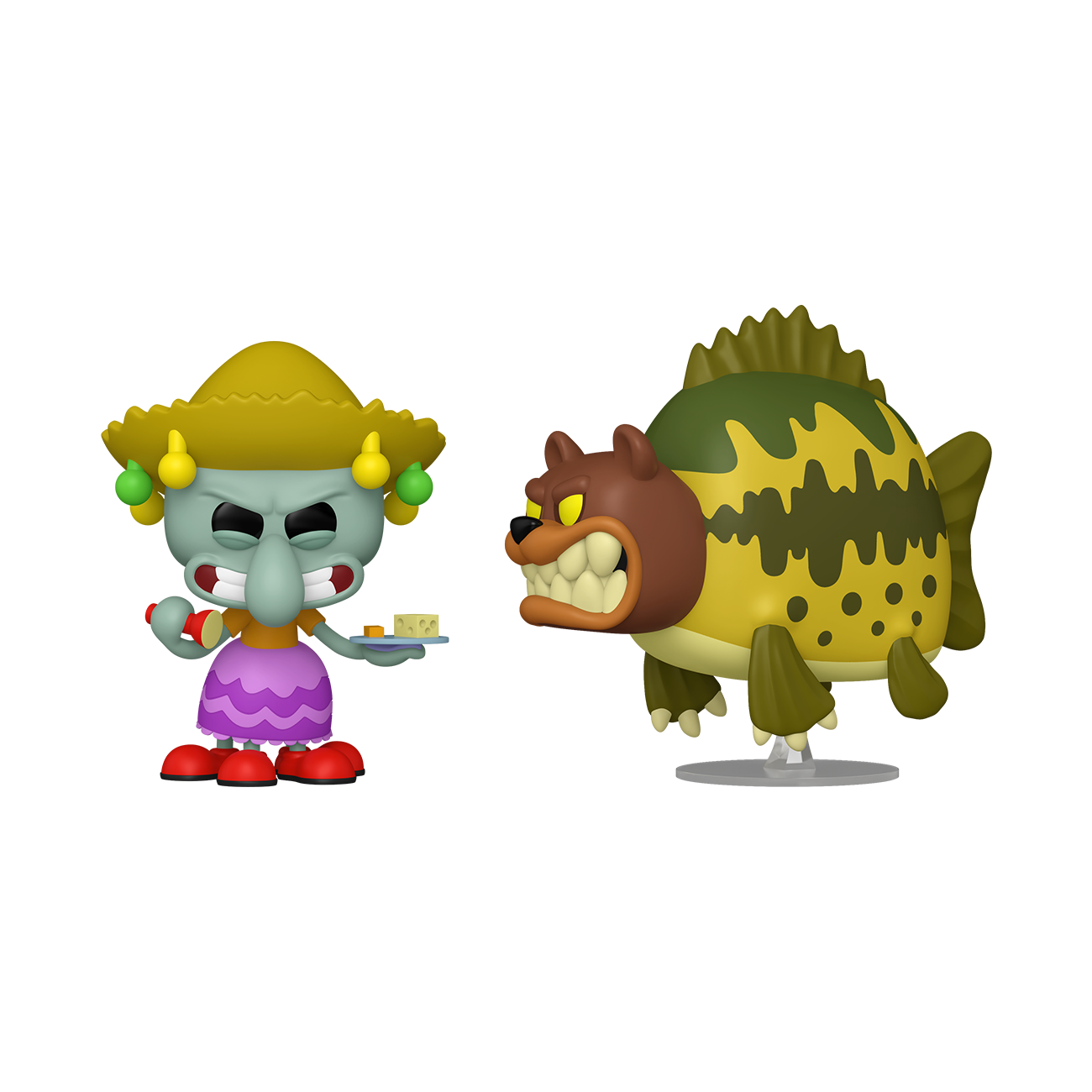 Funko POP! Animation: SpongeBob SquarePants Squidward and Sea Bear Vinyl Figure Set