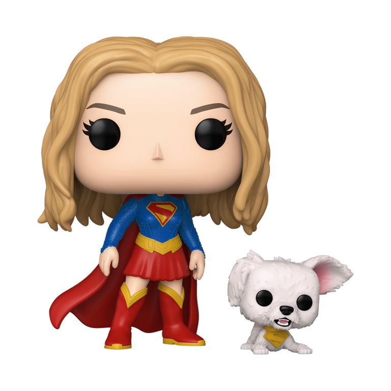 Funko POP! and Buddy: Supergirl - Supergirl with Puppy Krypto Vinyl Figure Set