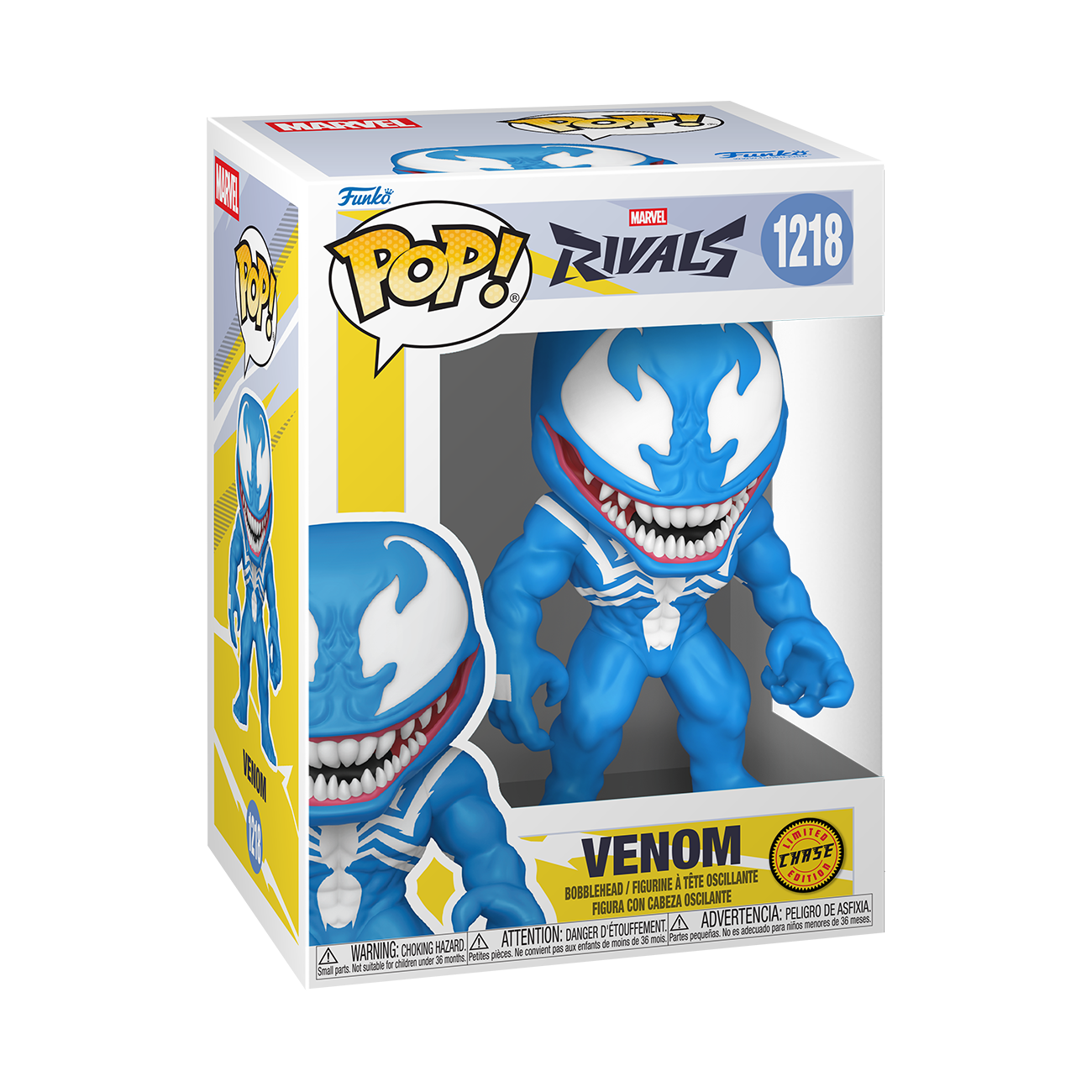 Funko POP! Games: Marvel Rivals Venom (or Chase) 5.4-in Vinyl Bobblehead Figure