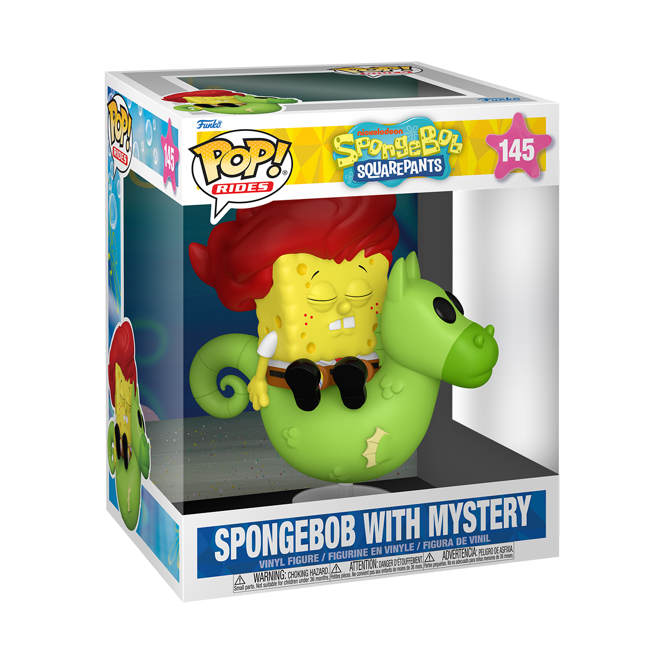 Funko POP! Rides: SpongeBob SquarePants SpongeBob with Mystery 6.9-in Vinyl Figure