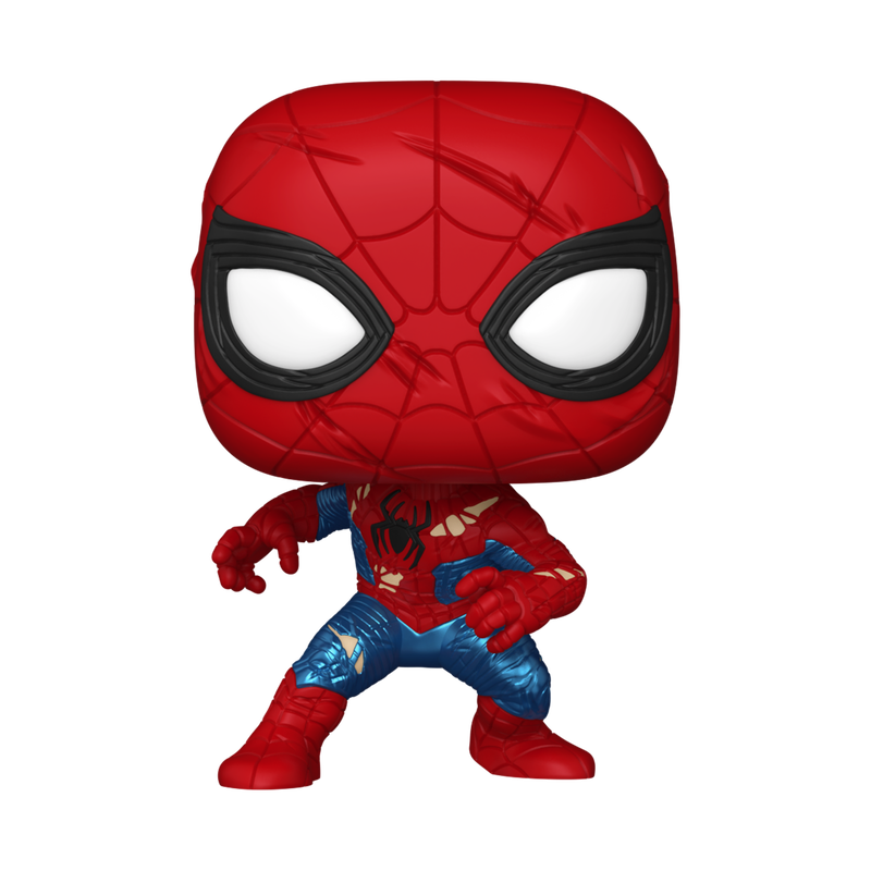 Funko POP Marvel: Spider-Man: Brand Day Spider-Man 3.2-in Bobblehead Vinyl Figure