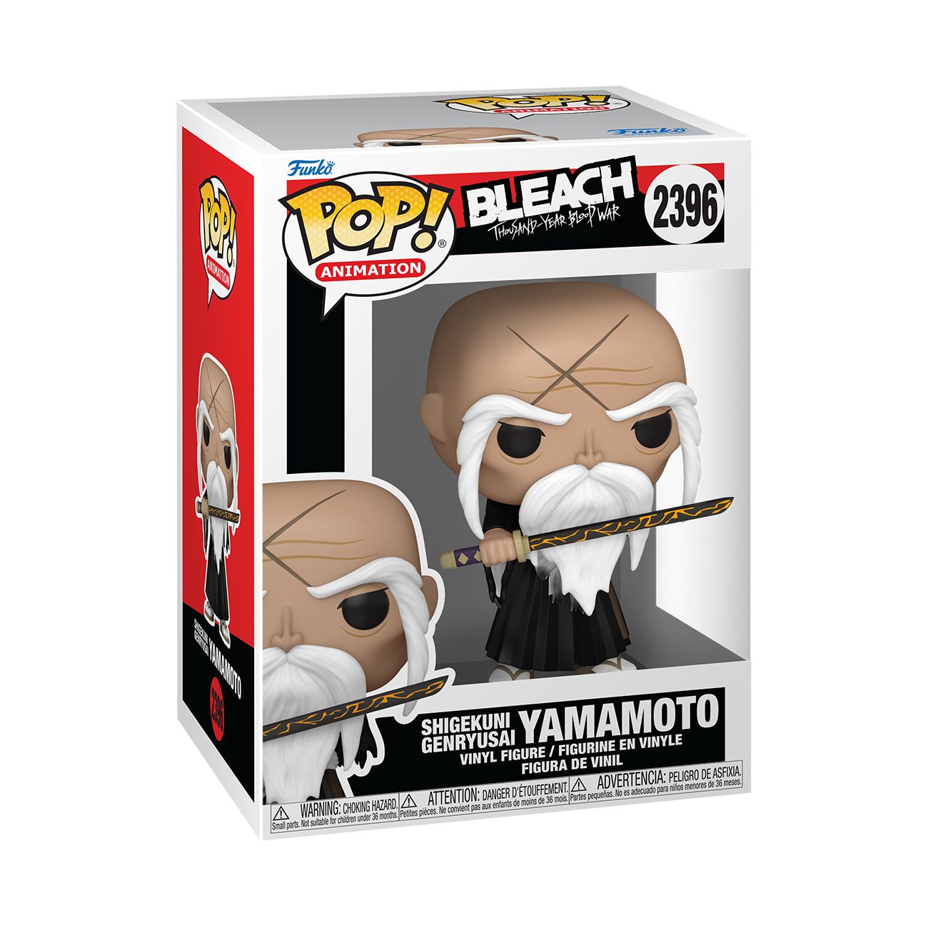 Funko POP! Animation: BLEACH: Thousand-Year Blood War Shigekuni Genryusai Yamamoto 3.8-in Vinyl Figure