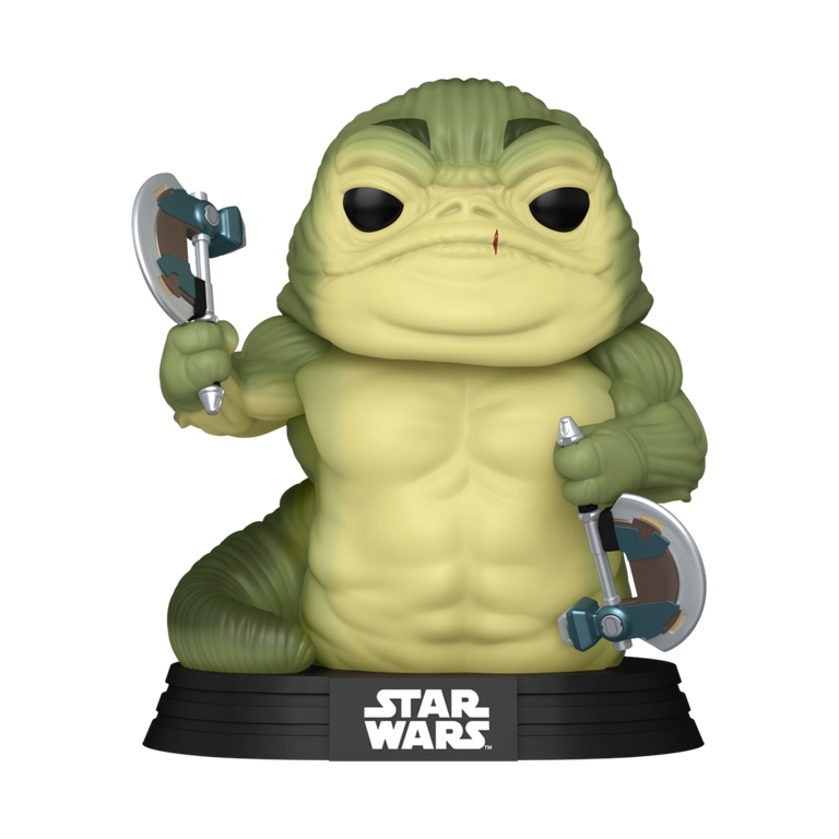 Funko POP! Star Wars: The Mandalorian and Grogu Rotta the Hutt 4.4-in Vinyl Figure