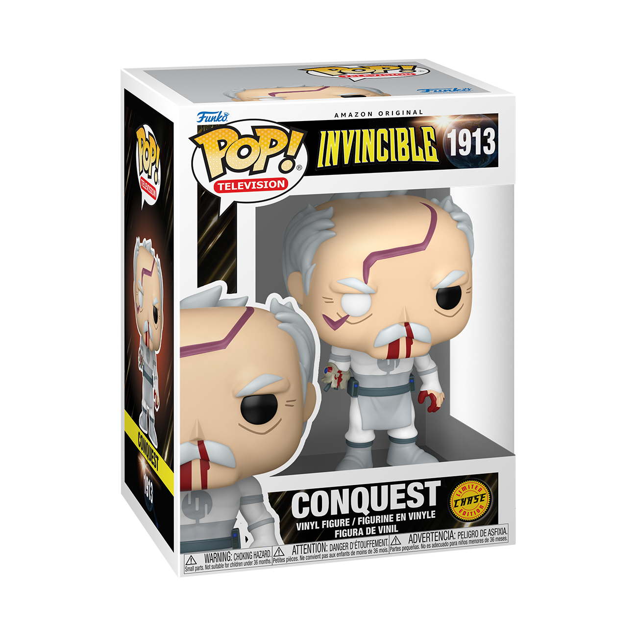 Funko POP! Television: Invincible Conquest (or Chase) 4-in Vinyl Figure