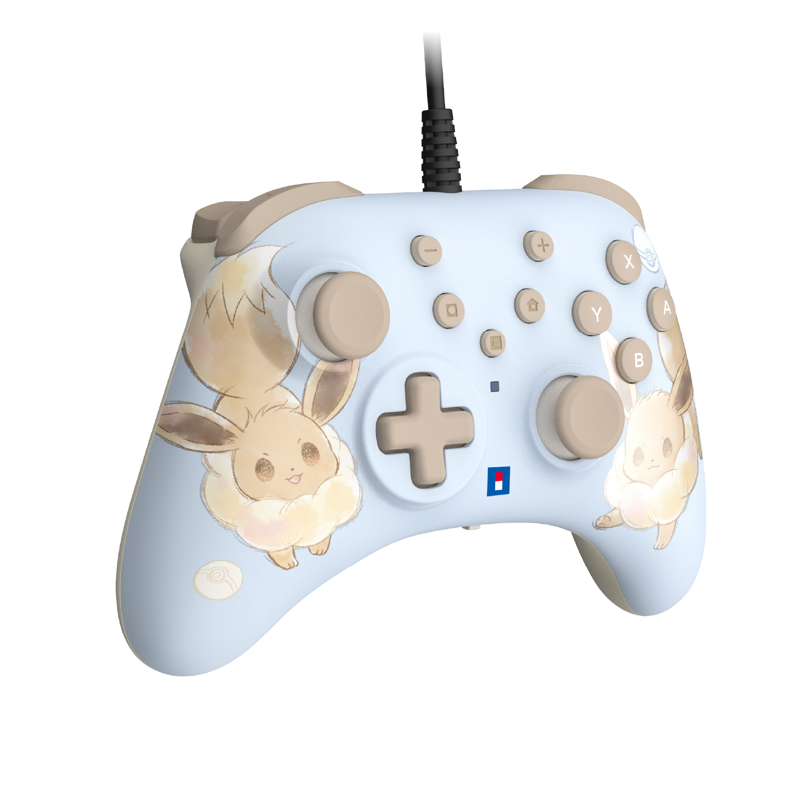 HORI Horipad Turbo Pokemon Eevee Cottage Core Wired Controller for Nintendo Switch 2