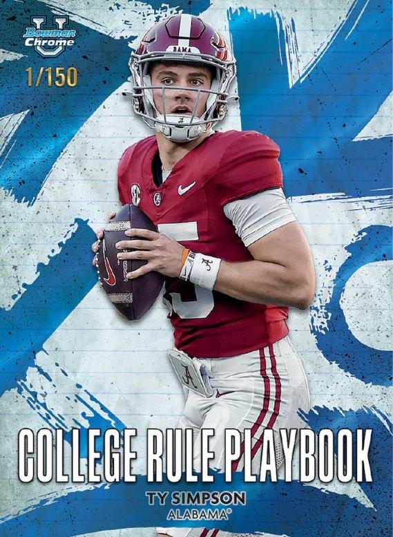 2025 Bowman Chrome University Football Mega Box