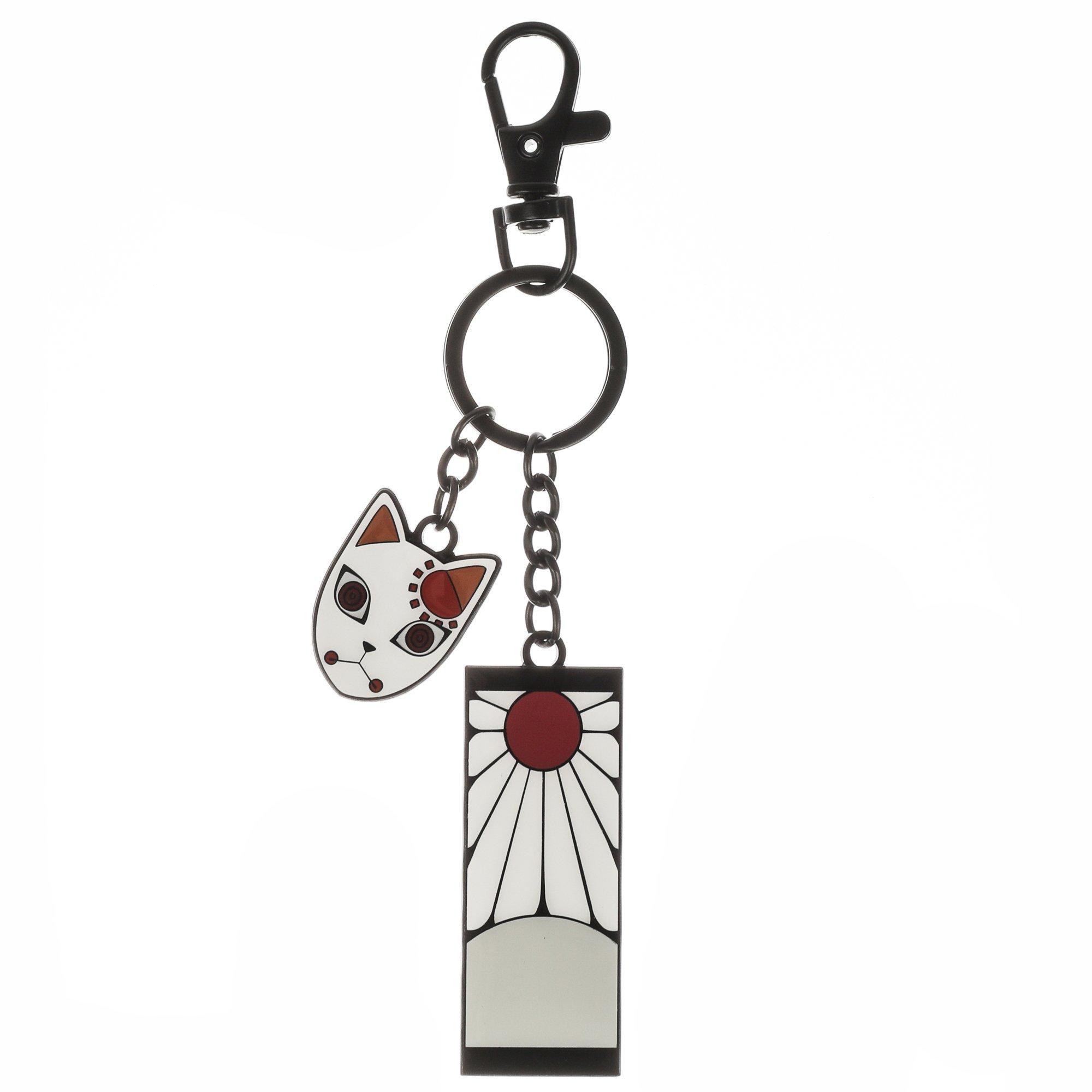 Demon Slayer: Kimetsu No Yaiba Tanjiro Multi-Charm Keychain GameStop Exclusive, Bioworld Merchandising