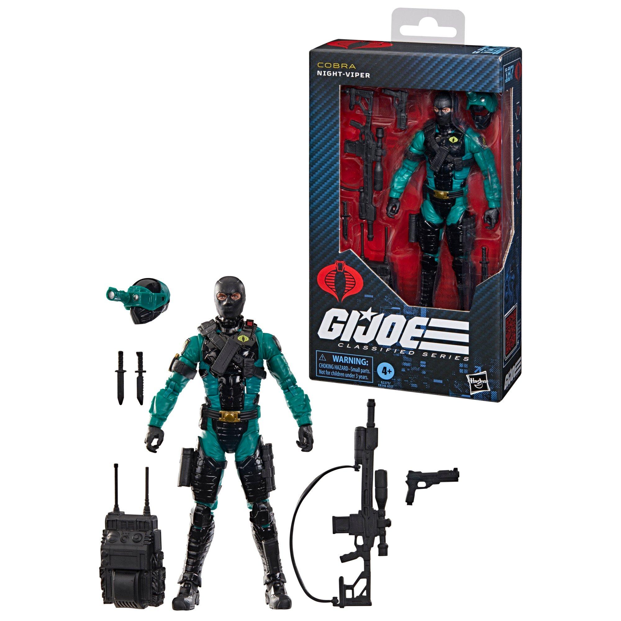 Hasbro G.I. Joe Classified Series Cobra Night Fighter 6-in Action Figure