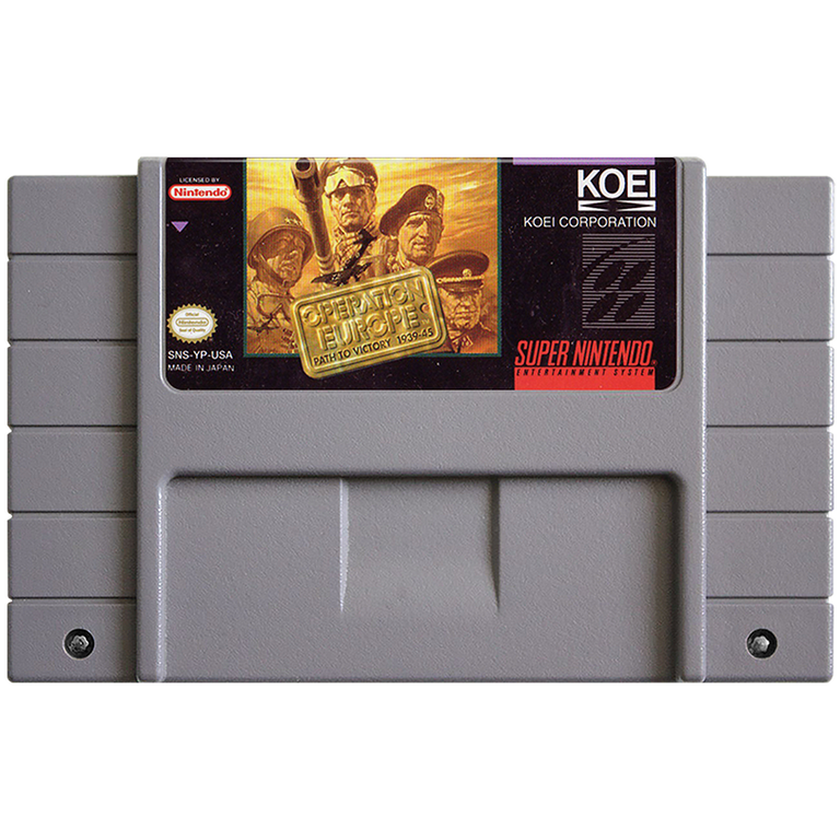 Operation Europe Path to Victory 1939-45 - Super Nintendo (SNES)