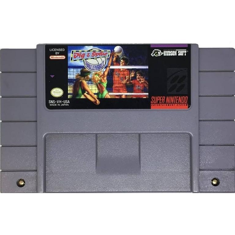 Dig and Spike Volleyball - Super Nintendo (SNES)
