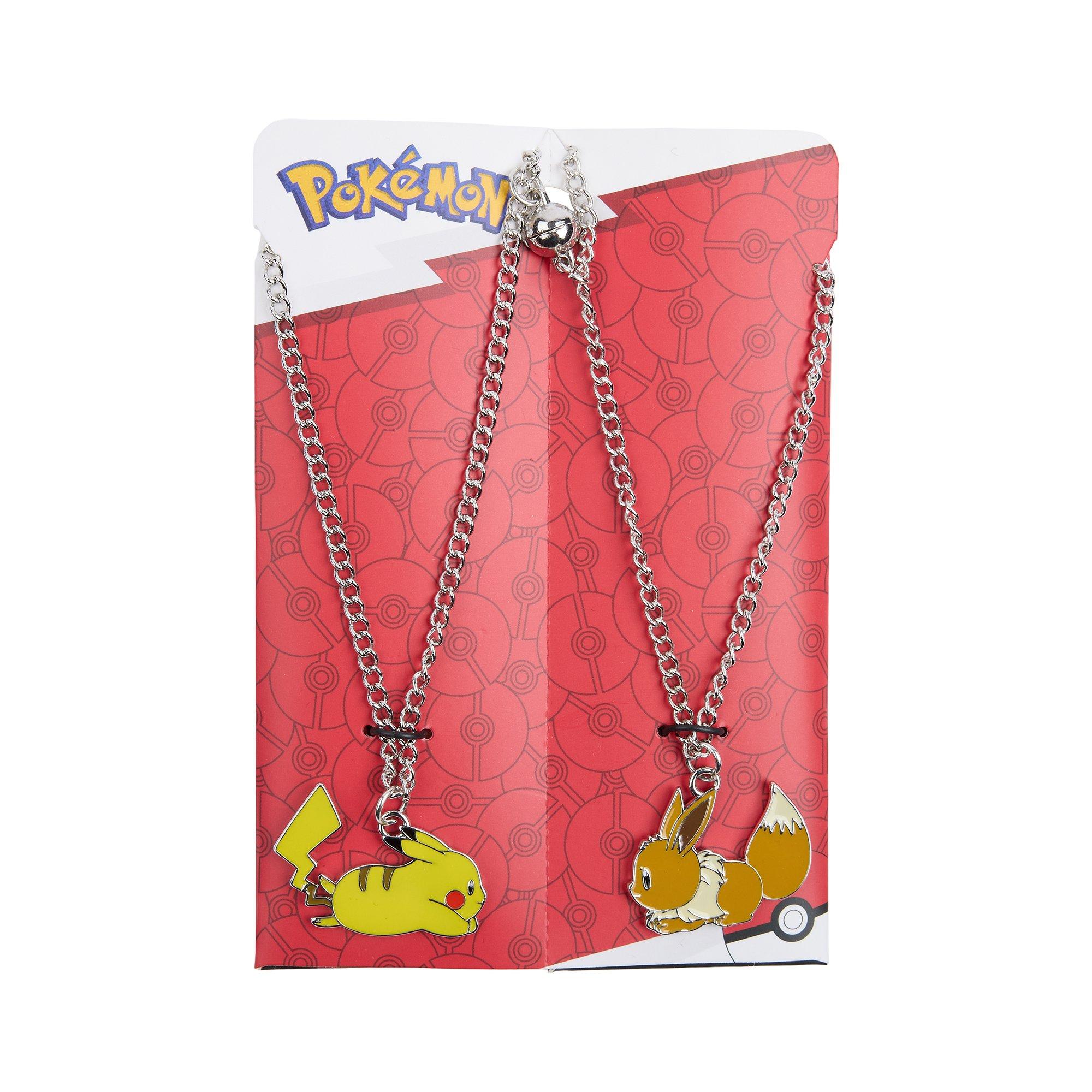 Pokemon Pikachu Eevee Magnetic Best Friend Necklace Set GameStop Exlcusive