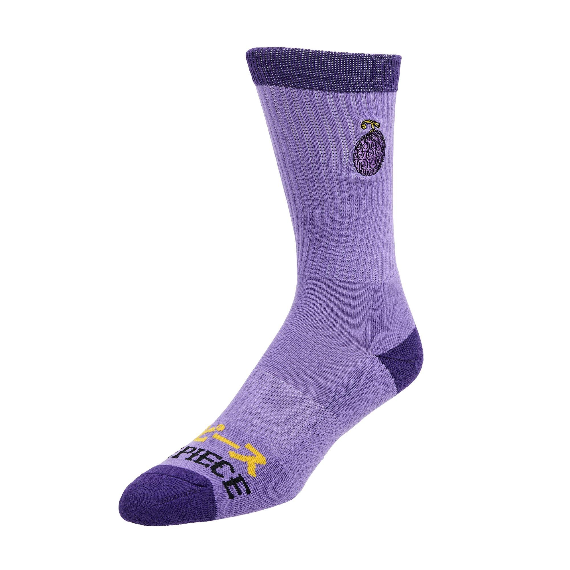 One Piece Gum-Gum Fruit Patch Crew Socks GameStop Exclusive