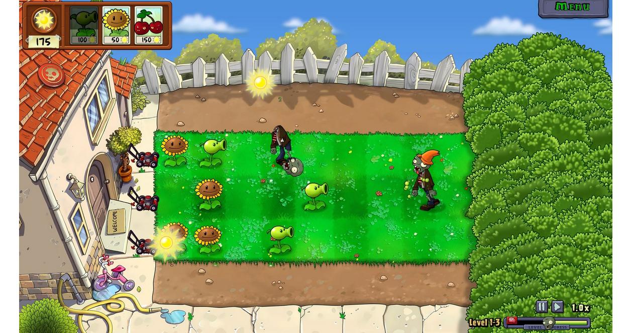 Plants vs Zombies: Replanted | GameStop, image size:1256x664
