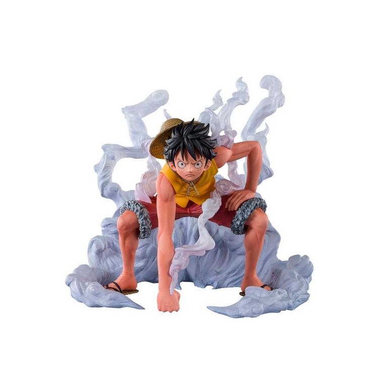 Tamashii Nations S.H.Figuarts One Piece Monkey D. Luffy Paramount War Extra Battle ZERO 4.7-in Statue