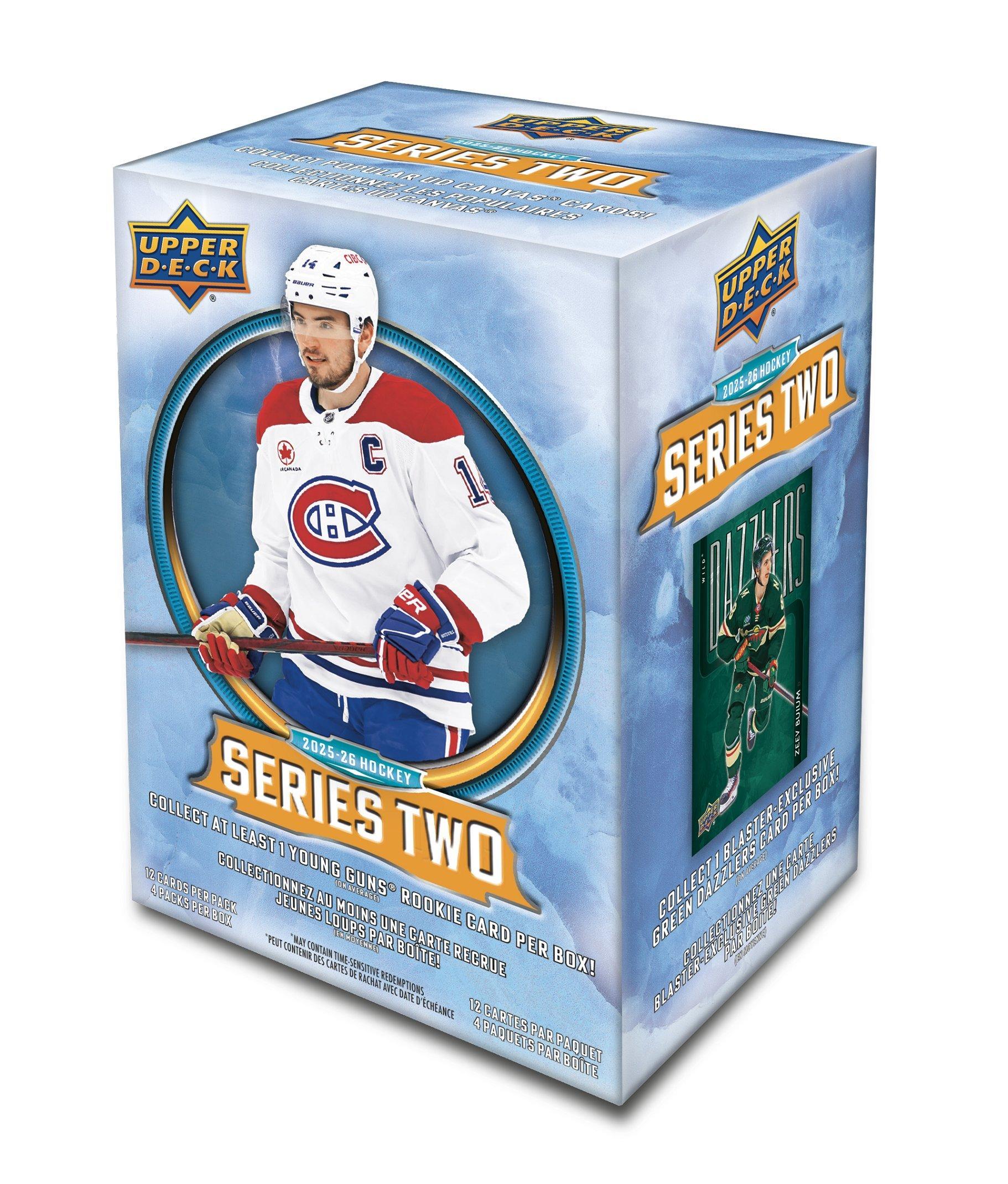2025-26 Upper Deck Series 2 NHL Hockey Mass Blaster Box | GameStop
