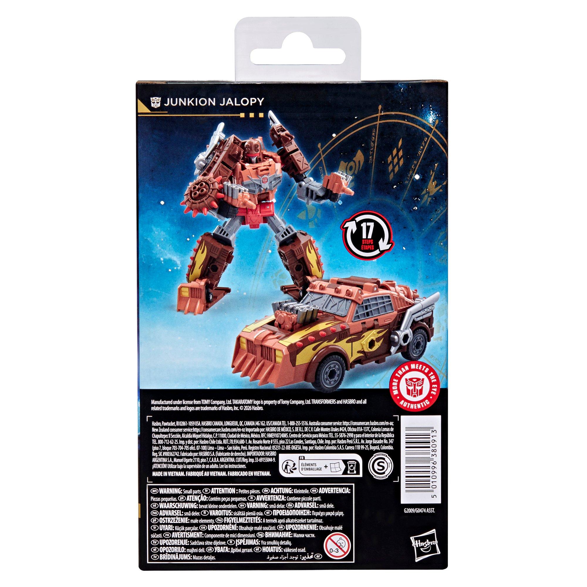 Hasbro Transformers Age of the Primes Deluxe Class Junkion Jalopy 5.5-In Action Figure