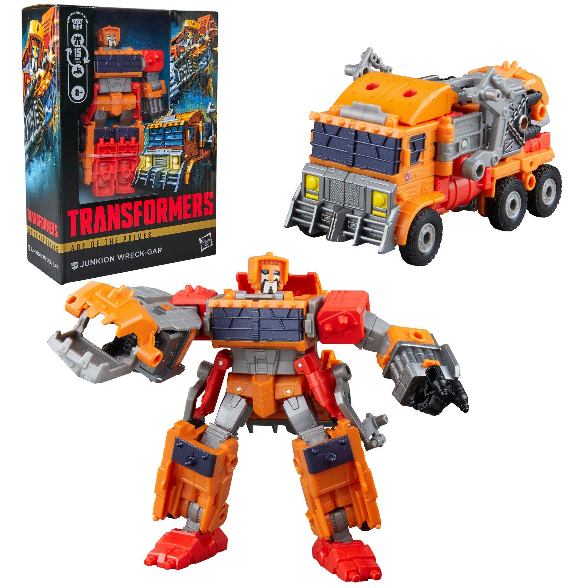 Hasbro Transformers Age of the Primes Voyager Class Junkion Wreck-Gar 7-In Action Figure
