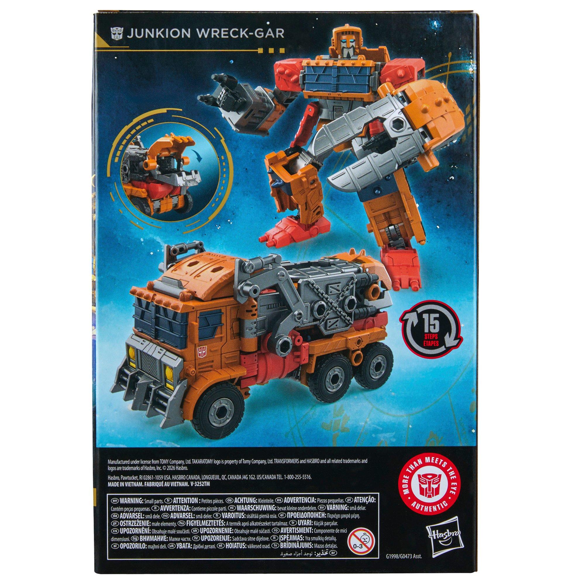 Hasbro Transformers Age of the Primes Voyager Class Junkion Wreck-Gar 7-In Action Figure