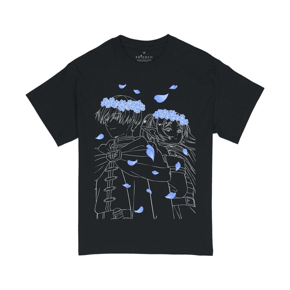 Frieren: Beyond Journey’s End Himmel and Frieren Double Sided Unisex Graphic T-Shirt GameStop Exclusive, Size: Large