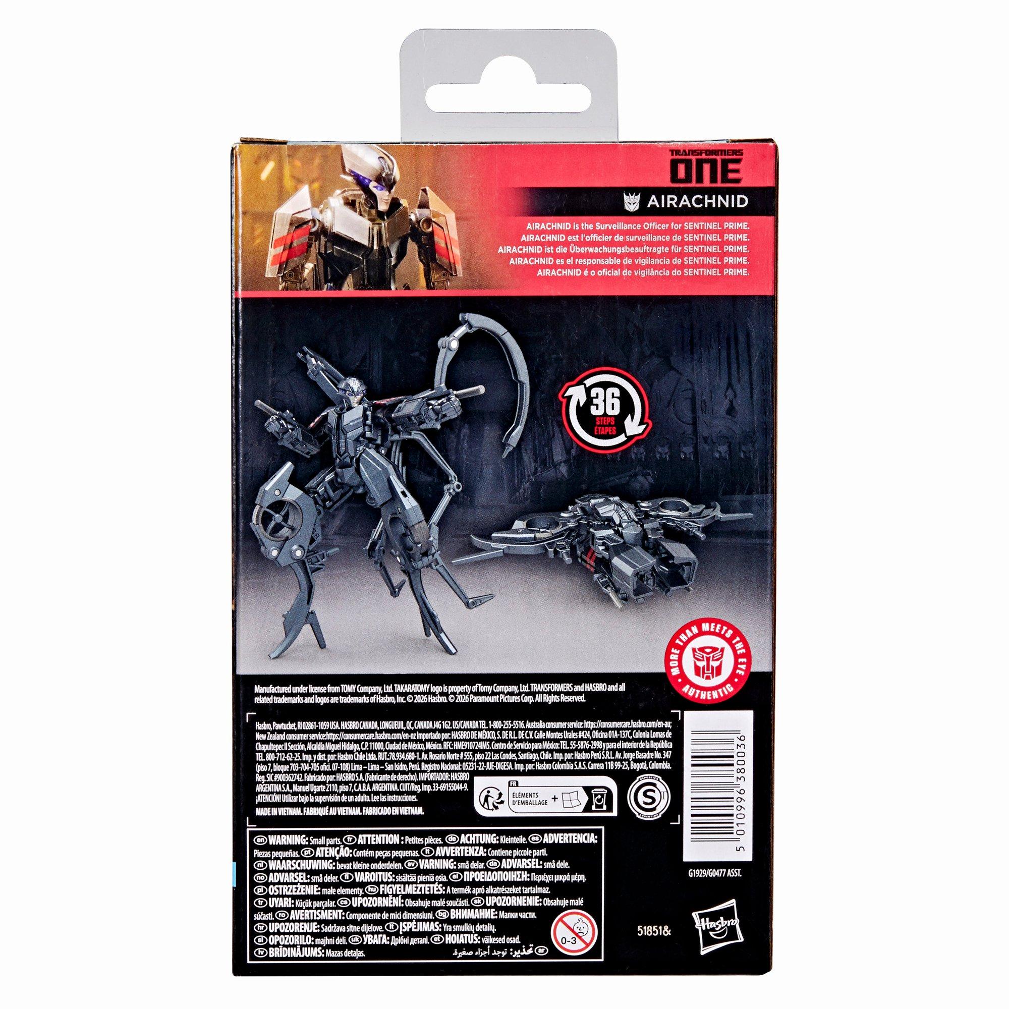 Hasbro Transformers One Studio Series Deluxe Class Airachnid 4.5-in Action Figure