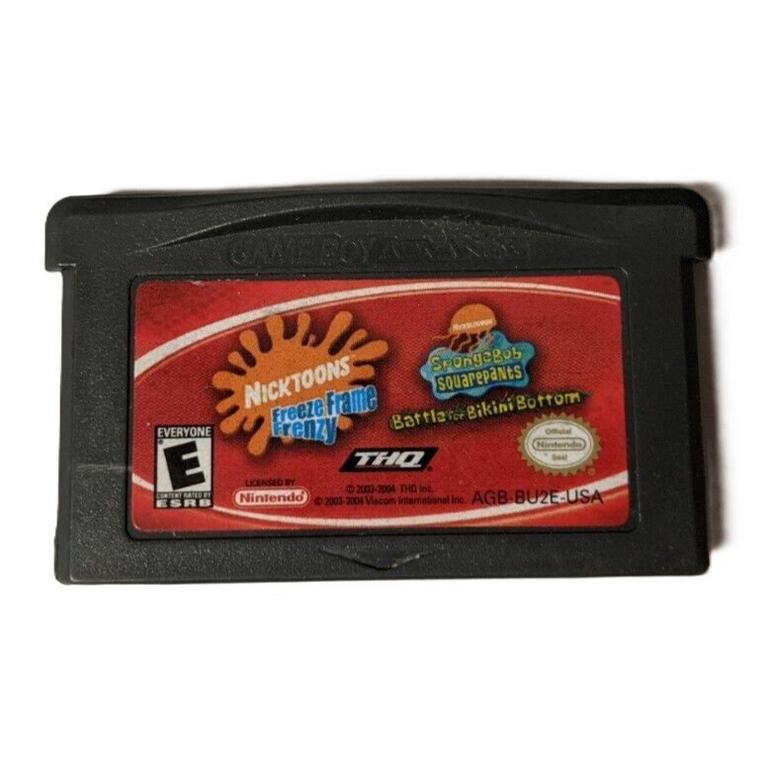2 Games in 1 Double Pack: SpongeBob - Game Boy Advance