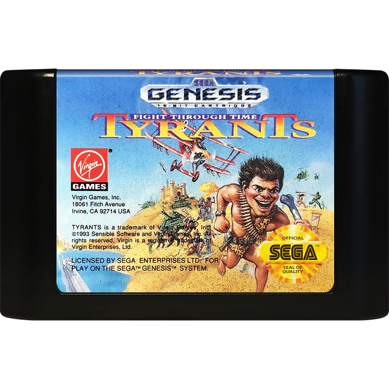 Tyrants: Fight Through Time - Sega Genesis