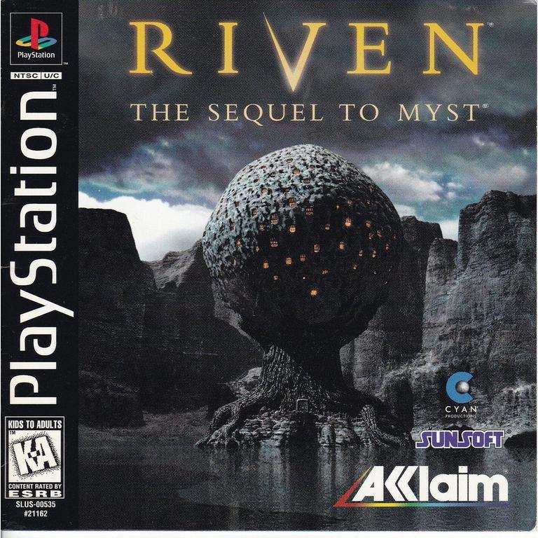 Riven: The Sequel to Myst - PlayStation 1