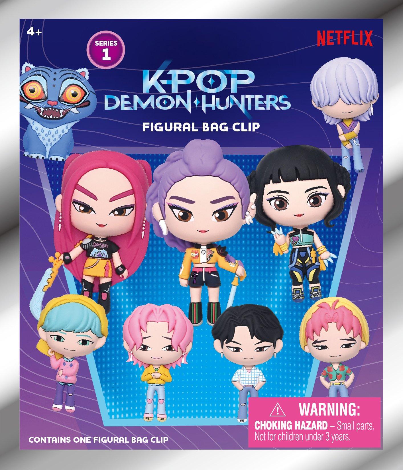 KPop Demon Hunter Series 1 3D Foam Bag Clip Blind Bag (Styles May