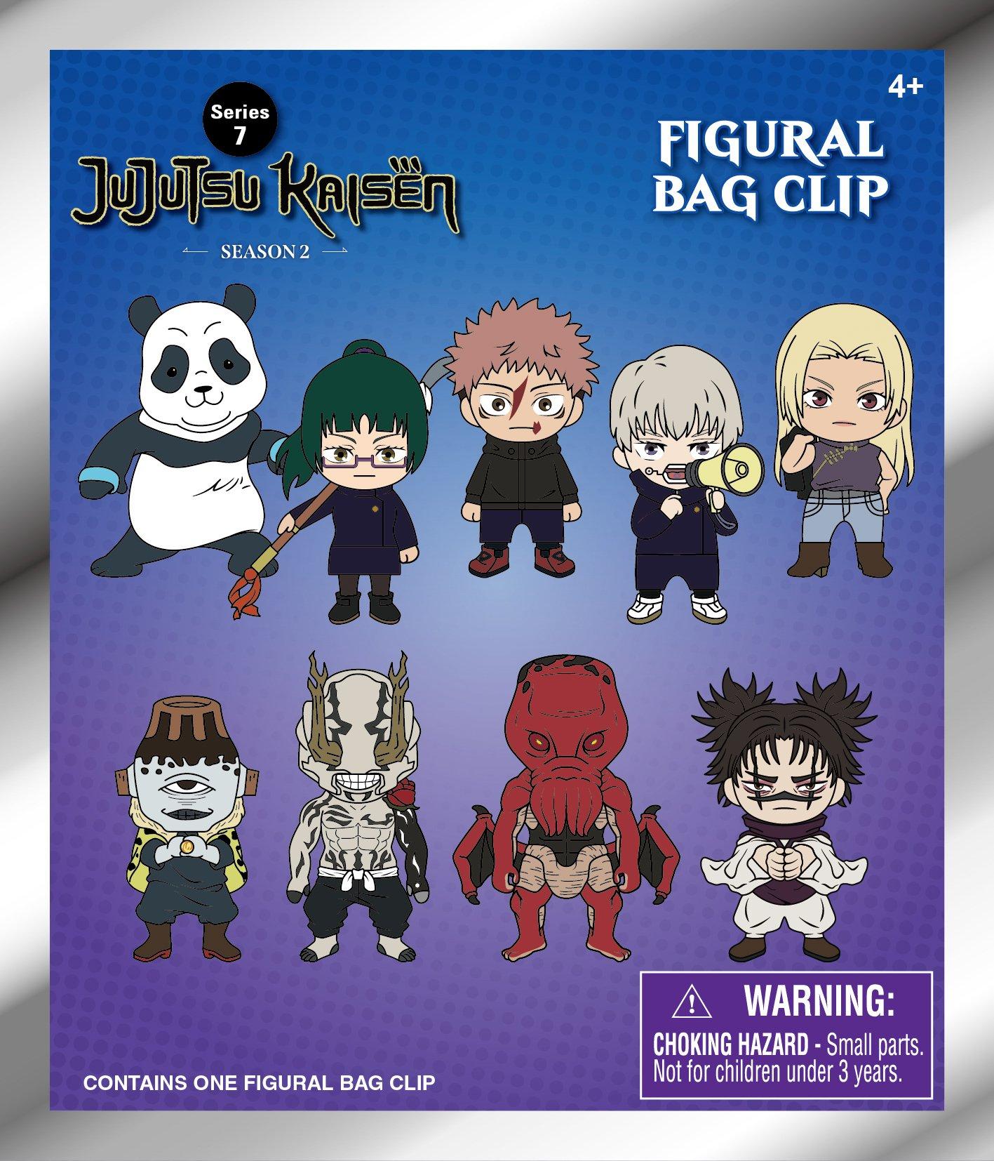 JUJU 7ケースセット Jujutsu Kaisen Series 7 - 3D Foam Bag Clip Blind Bag | GameStop