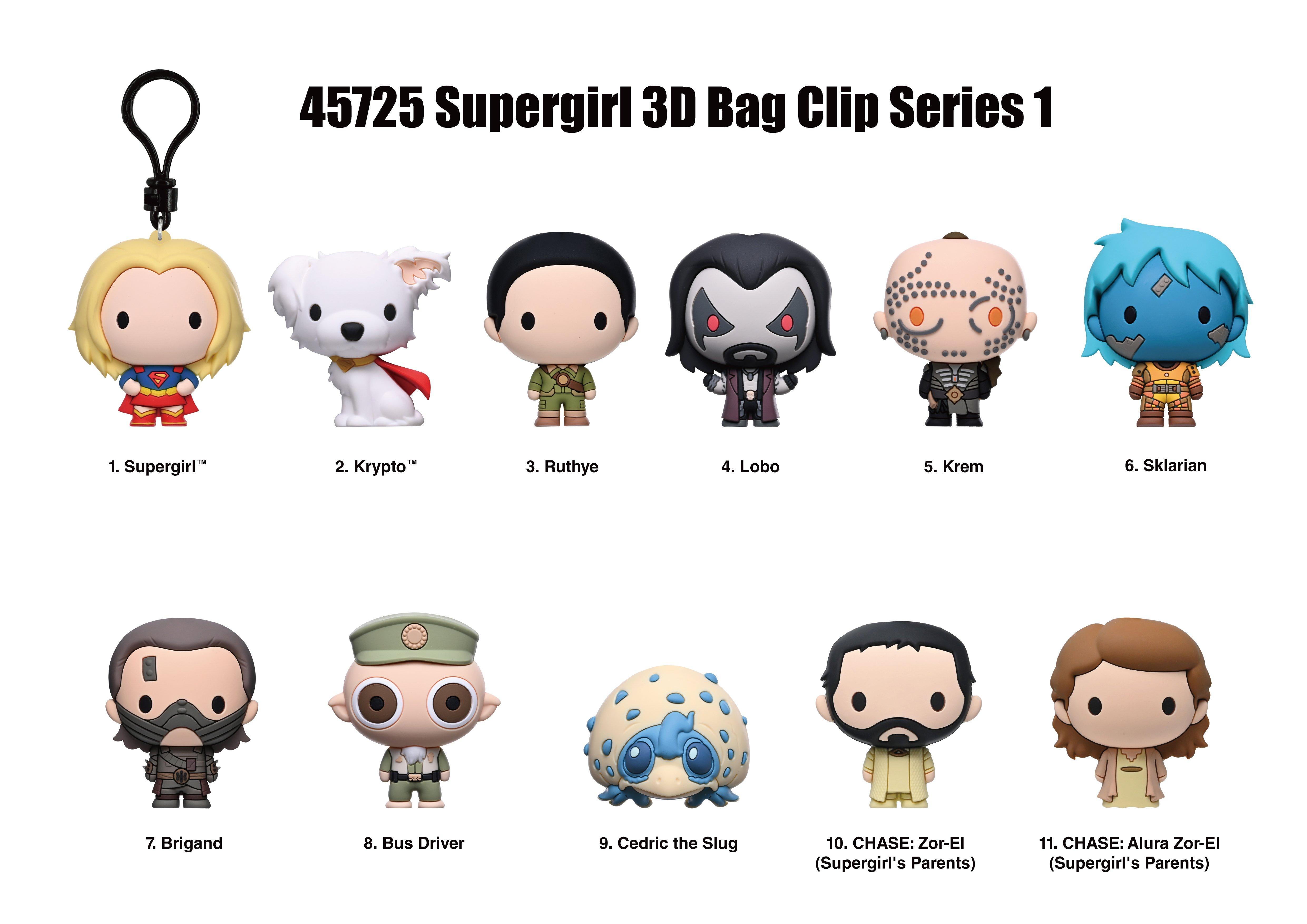 Supergirl Movie 3d Foam Bag Clip Blind Bag (styles May Vary)
