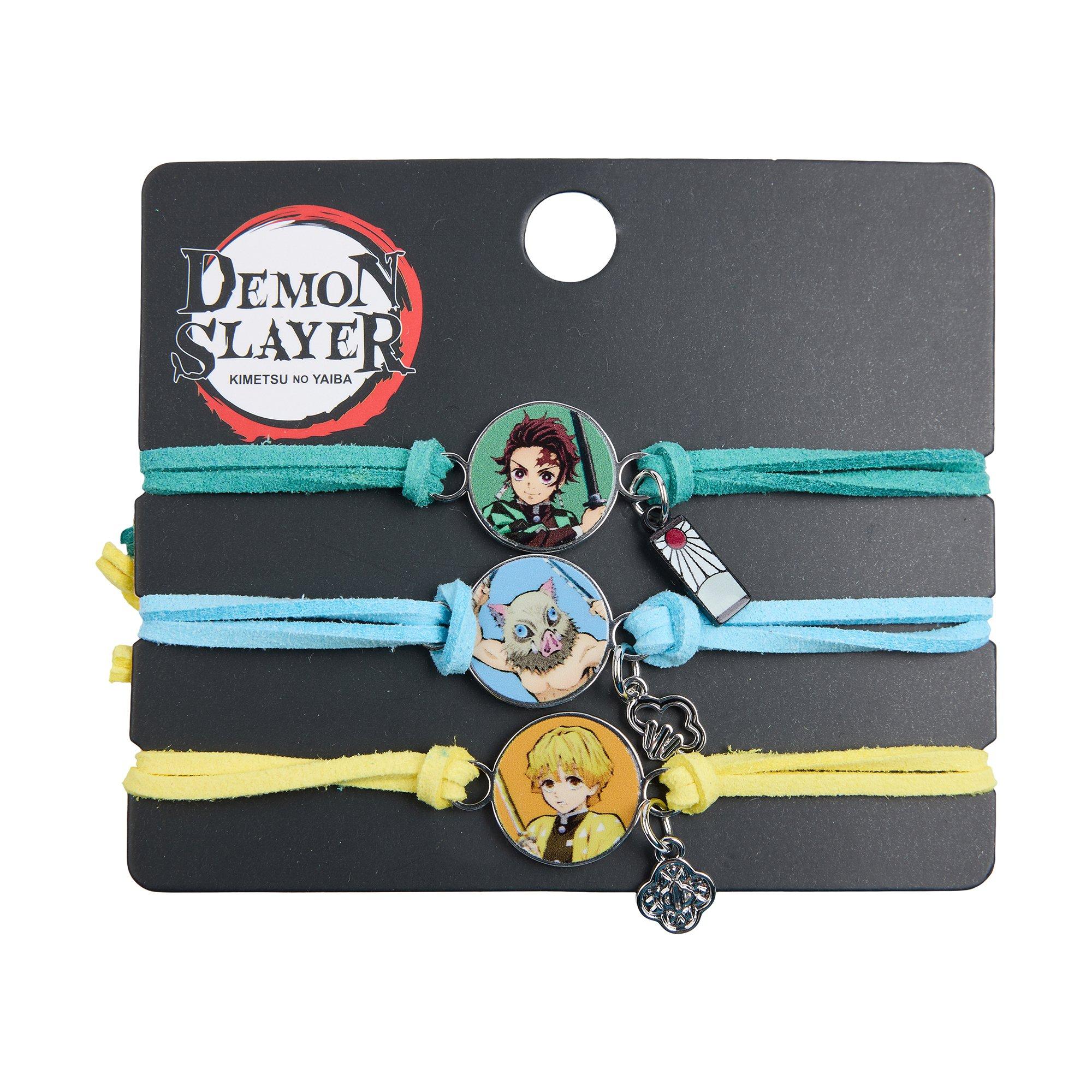 Demon Slayer: Kimetsu No Yaiba Cord Bracelet Set GameStop Exclusive
