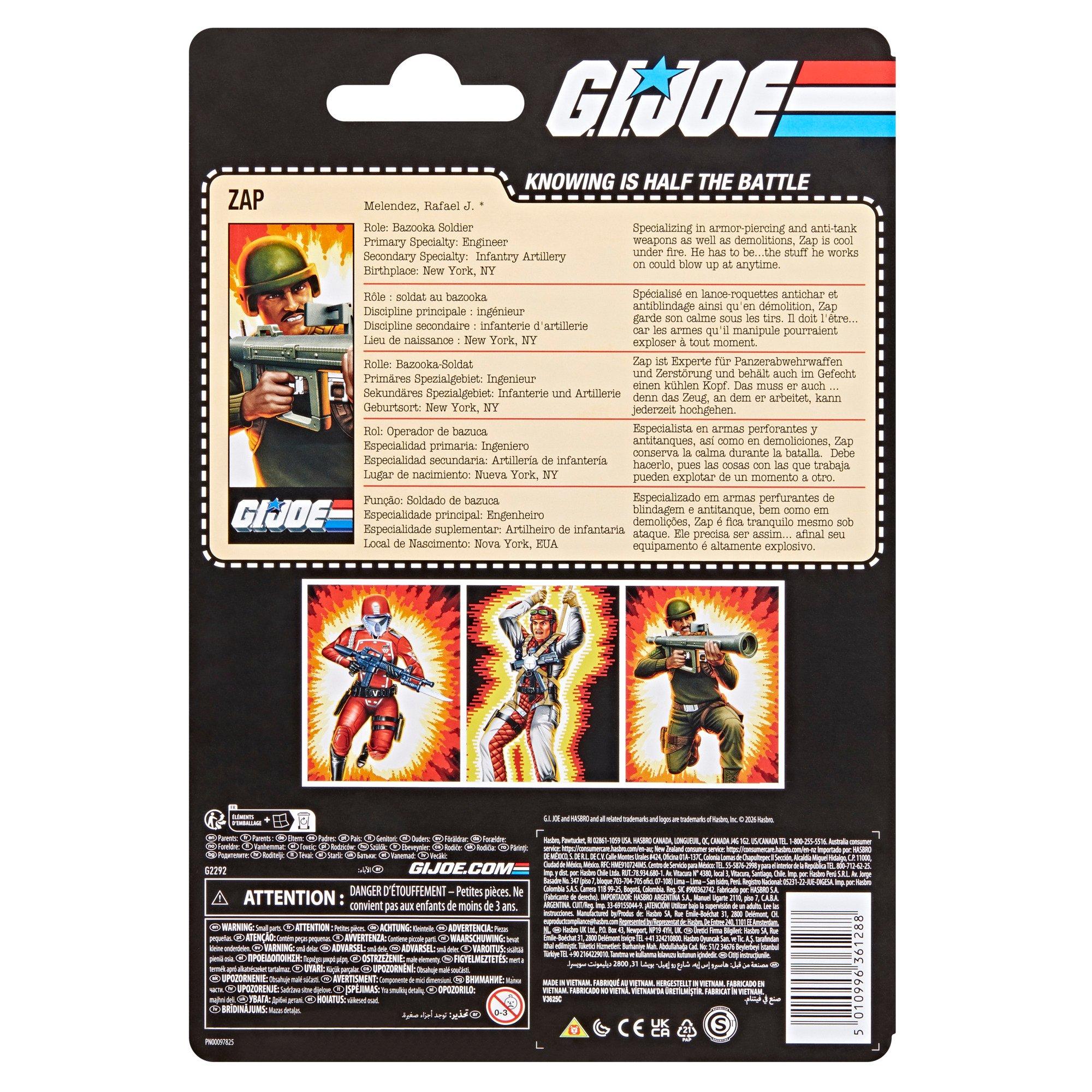 Hasbro G.I. Joe Classified Series Retro Mandark (Lifeline) 6-in Action Figure