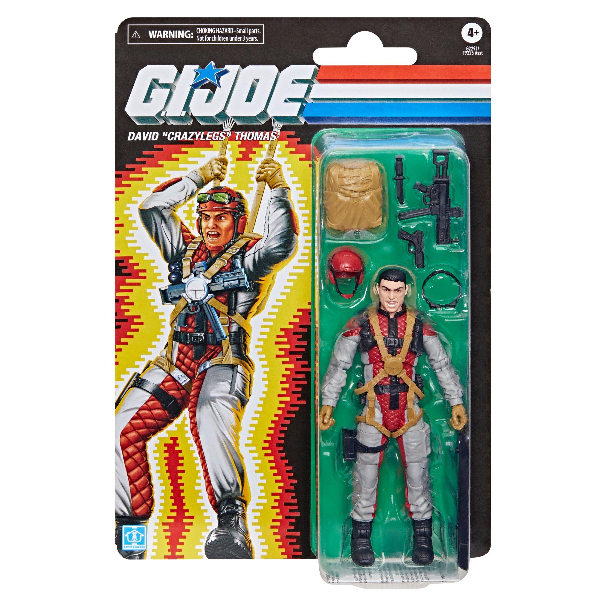 Hasbro G.I. Joe Classified Series Retro David Crazylegs Thomas (Lifeline) 6-in Action Figure