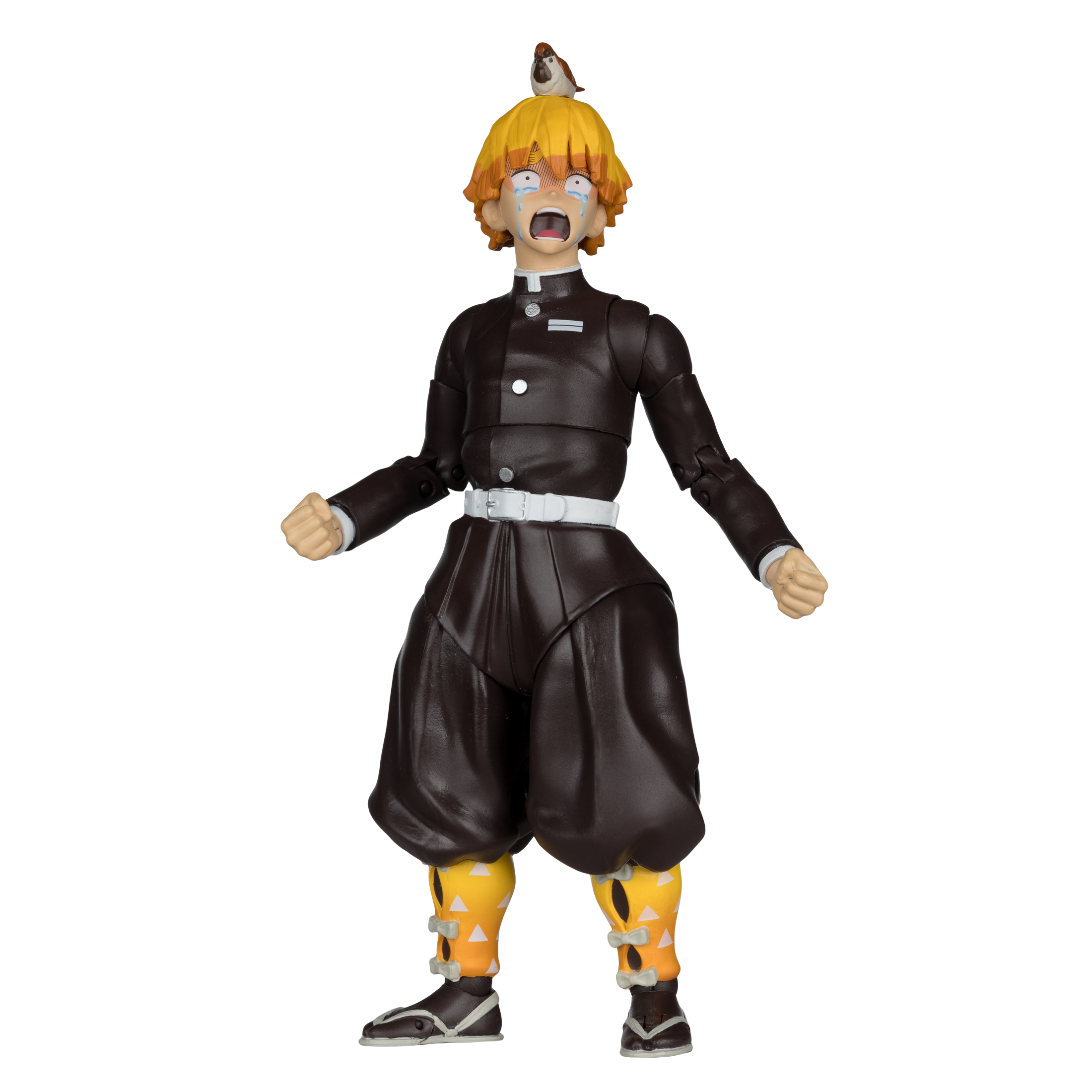 Demon Slayer Zenitsu Agatsuma with Chuntaro 7-in Action Figure