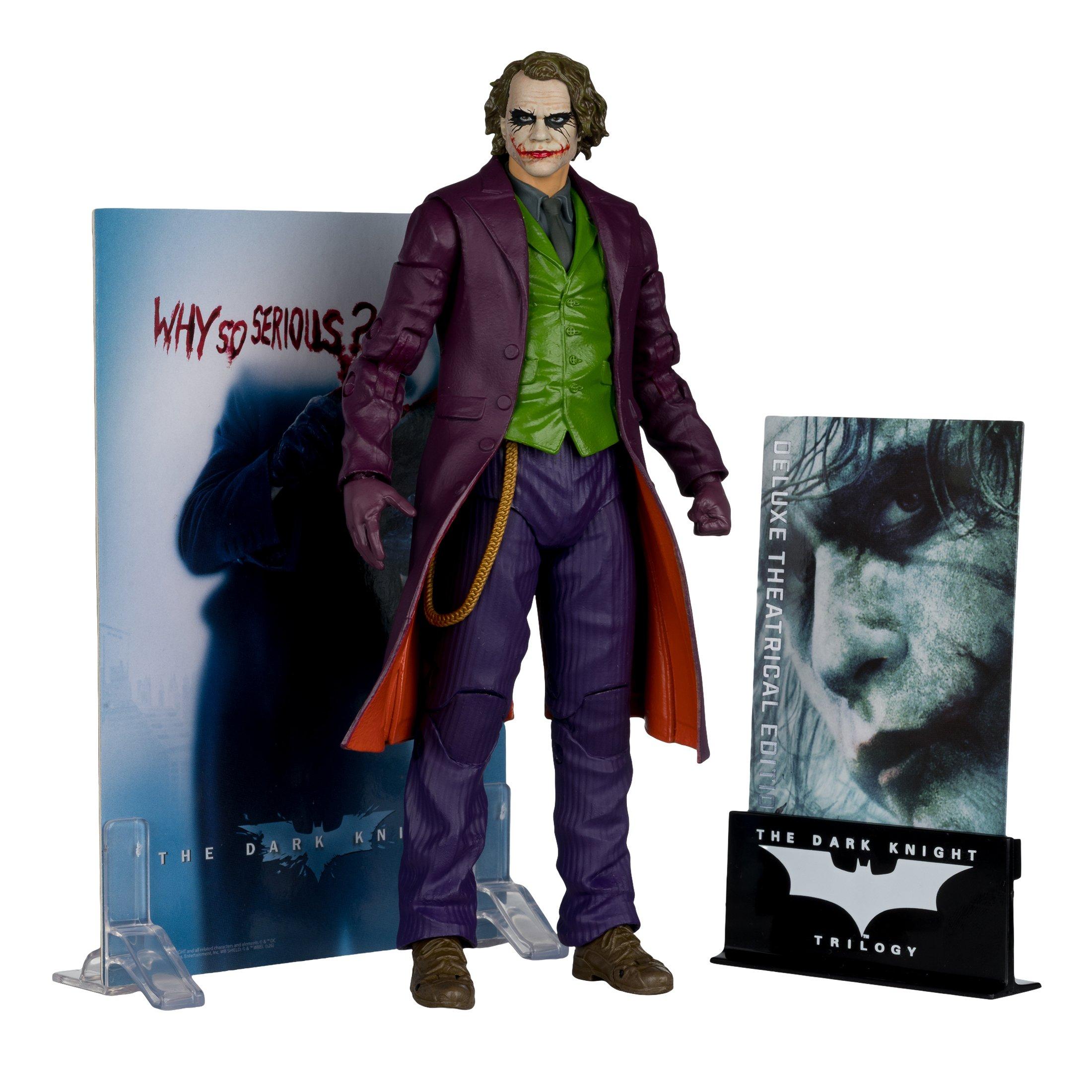 McFarlane Toys DC Theatrical The Dark Knight Joker Deluxe 7-in Action Figure