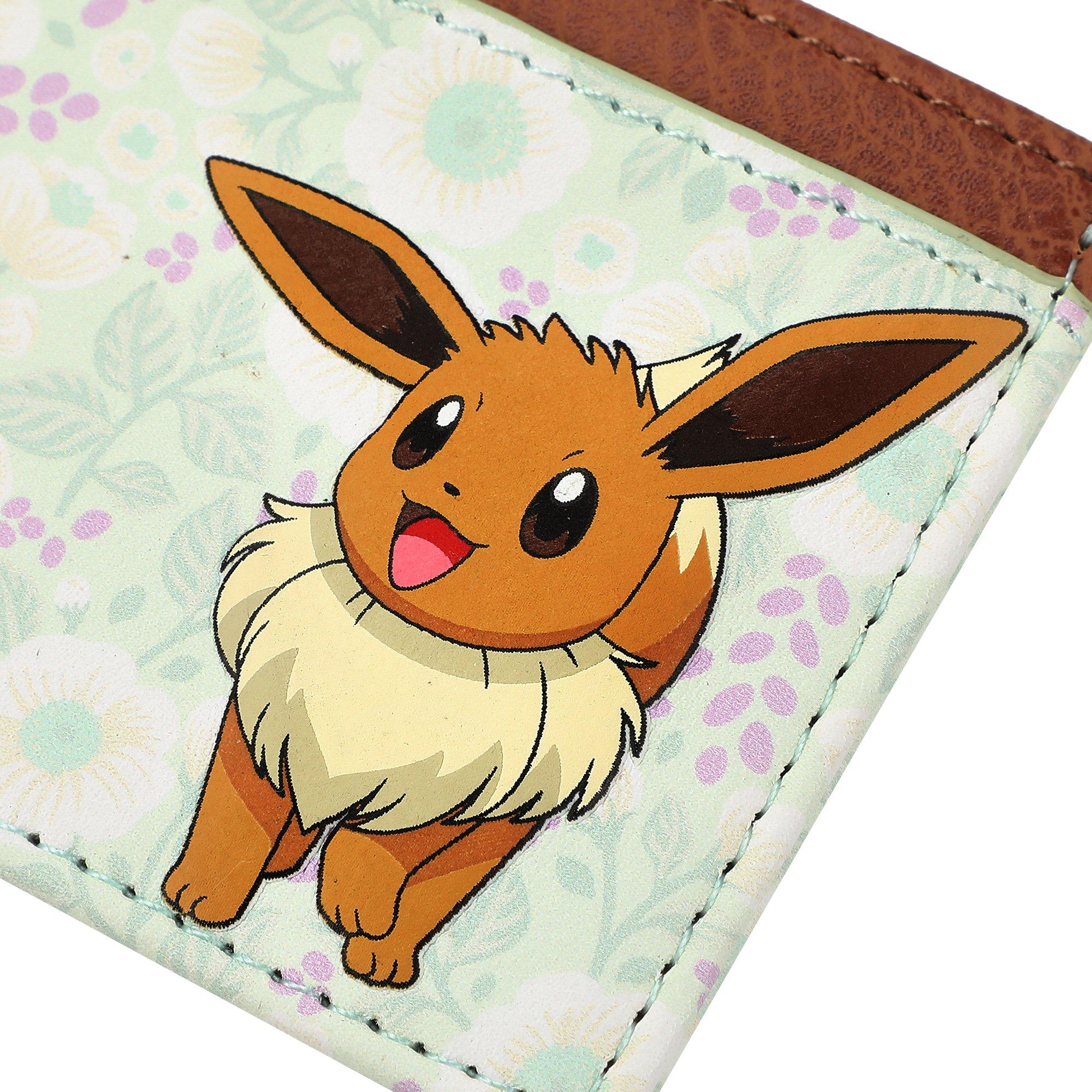 Pokemon Eevee Floral Cardholder Wallet