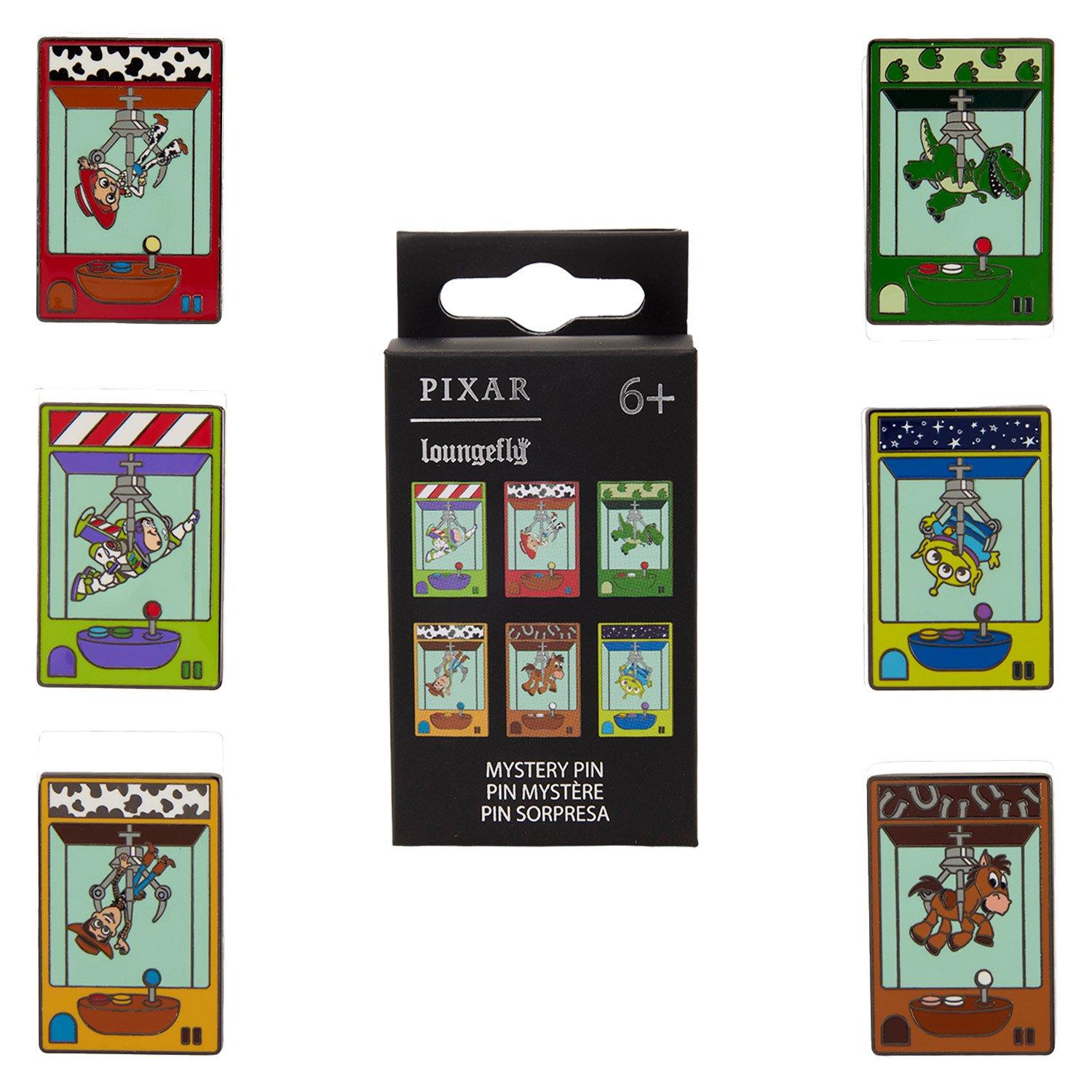 Loungefly Disney Pixar Toy Story Claw Machine Blind Box Enamel Pin GameStop Exclusive (Styles May Vary)