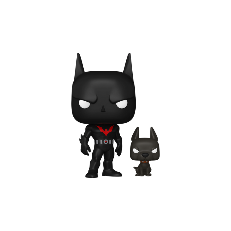Funko POP! Heroes: Batman Beyond Batman (Terry McGinnis) with Ace 4.4-in Vinyl Figure Set