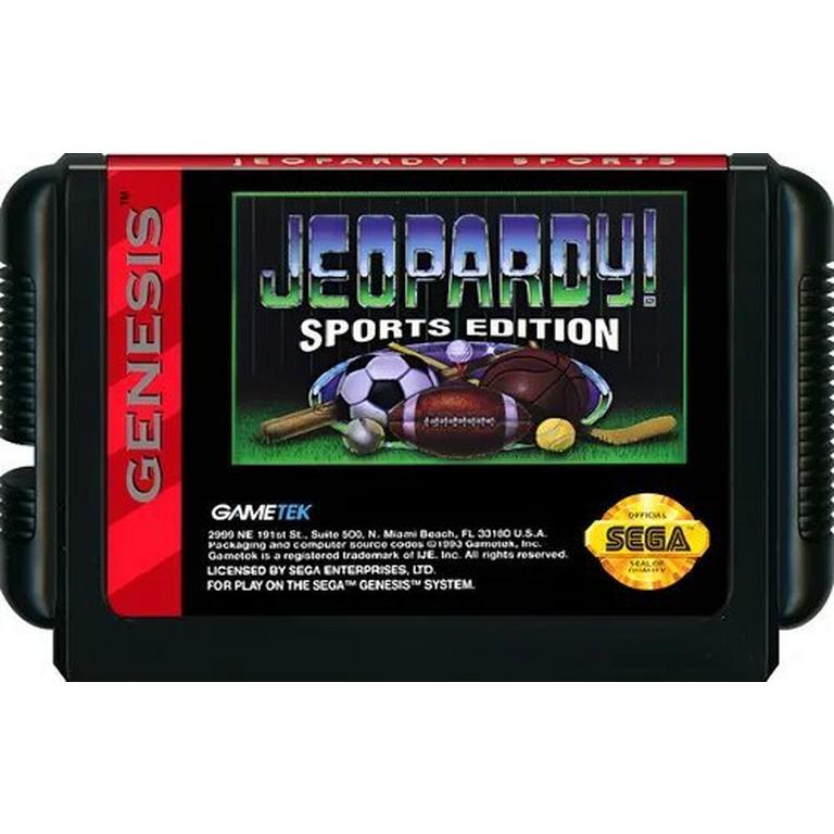 Jeopardy Sports Edition - Sega Genesis