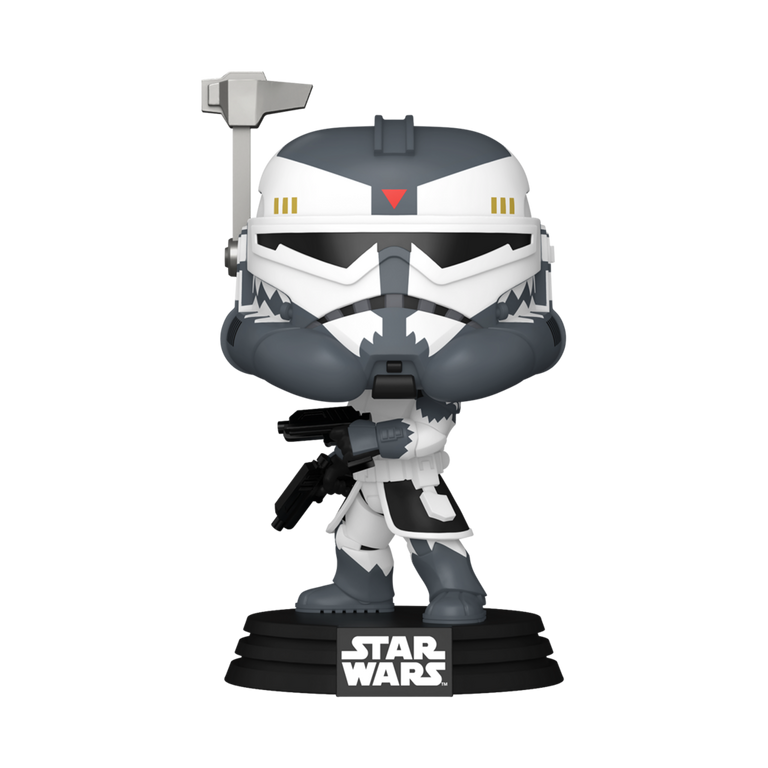 Funko POP! Star Wars Commander Wolffe 4.7-in Vinyl Bobblehead Figure