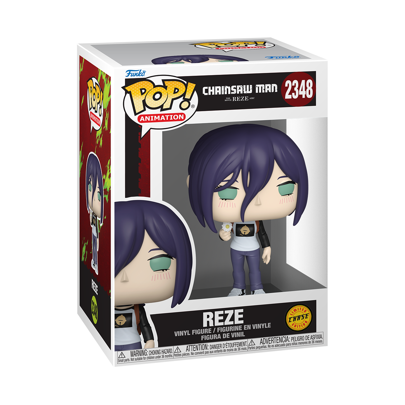 Funko POP! Animation: Chainsaw Man The Movie: Reze Arc - Reze (or Chase) 3.8-in Vinyl Figure