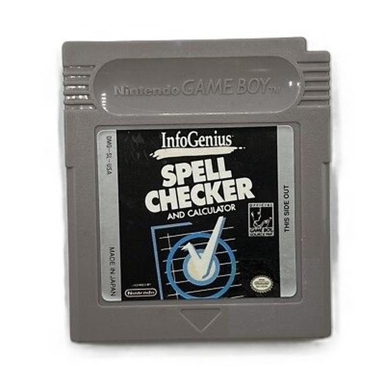 InfoGenius: Spell Checker and Calculator - Game Boy