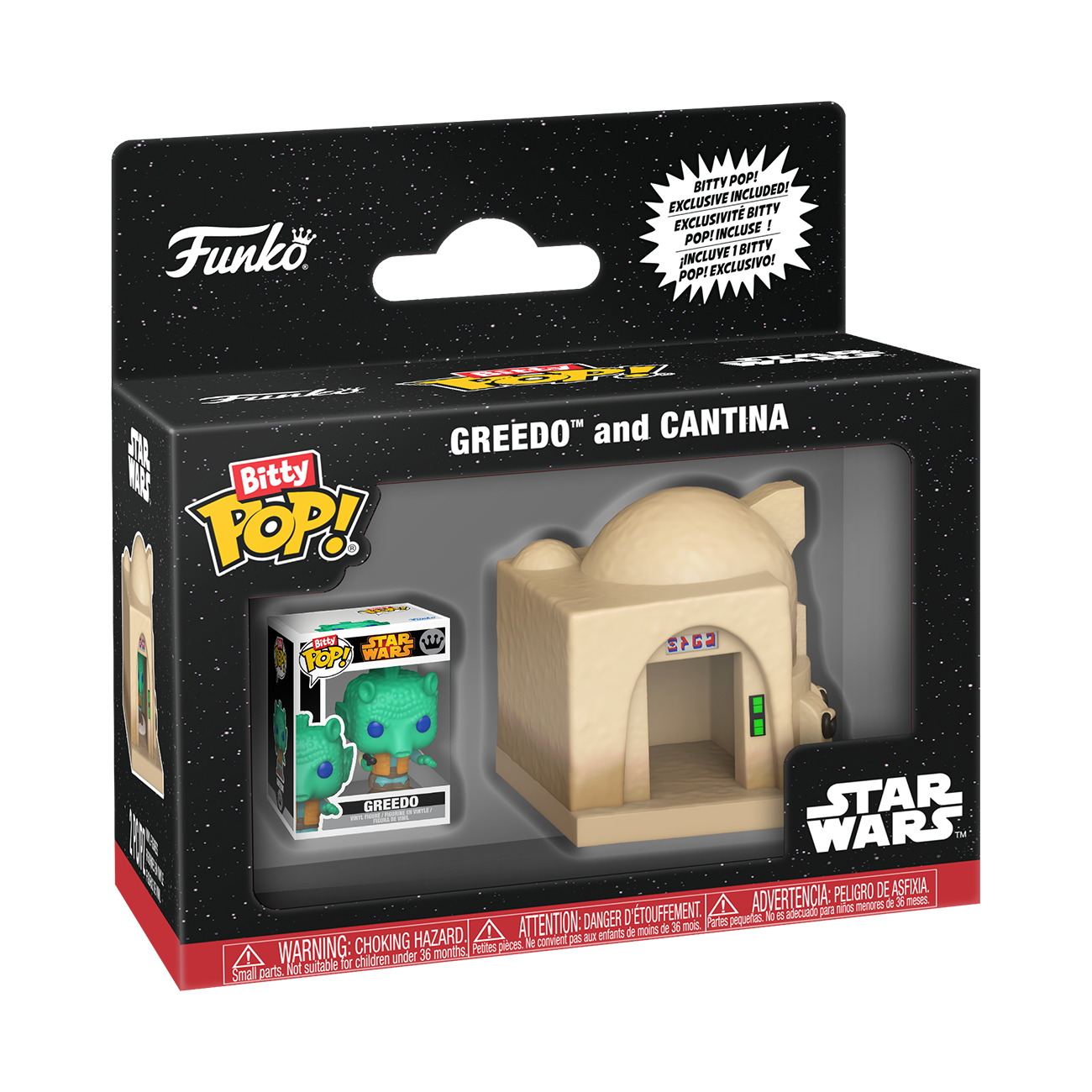 Funko Bitty POP! Town: Star Wars Greedo and Cantina Vinyl Figure