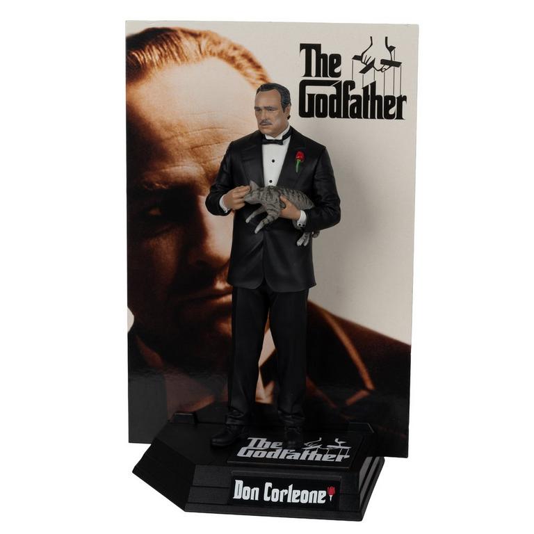 McFarlane Toys Movie Maniacs: Paramount The Godfather Don Corleone 6-in Figure