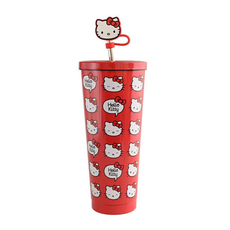 Hello Kitty Bubble Faces 24oz Stainless Steel Tumbler